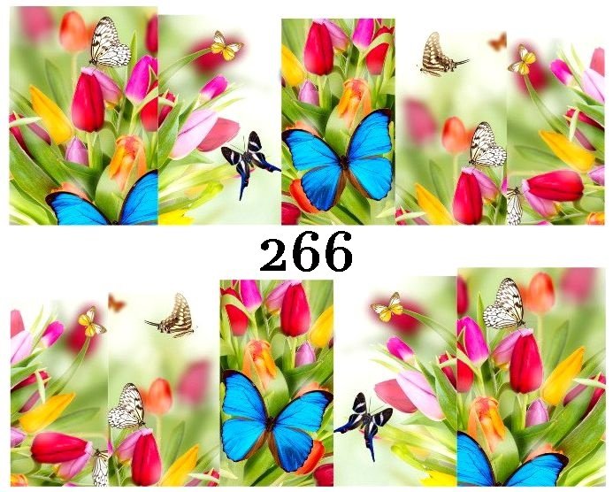 Naklejki wodne na paznokcie - nr 266