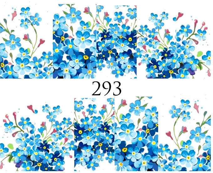 Naklejki wodne na paznokcie - nr 293