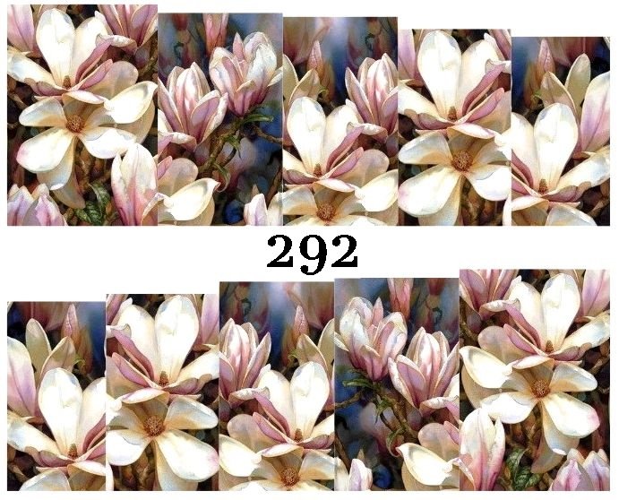 Naklejki wodne na paznokcie - nr 292