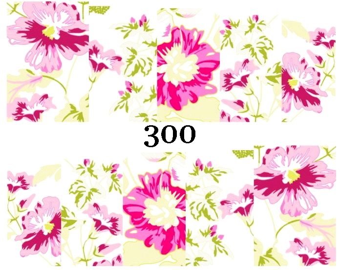 Naklejki wodne na paznokcie - nr 300