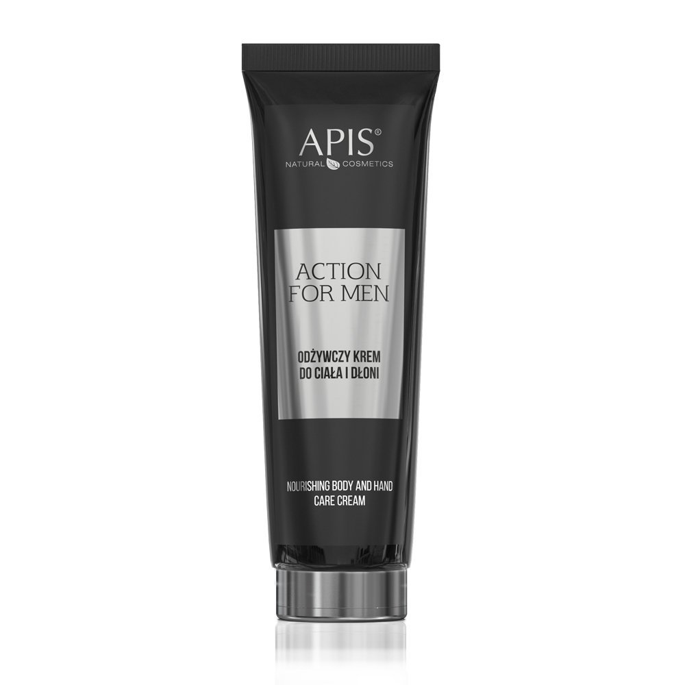 Apis Professional dżywczy krem do ciała i dłoni dla mężczyzn Apis Action For Men 100ml