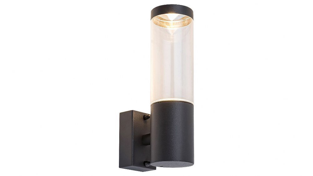 Rabalux Katowice 7914 kinkiet zewnętrzny lampa ścienna ogrodowa IP44 1x7W GU10 antracyt/przeźroczysty