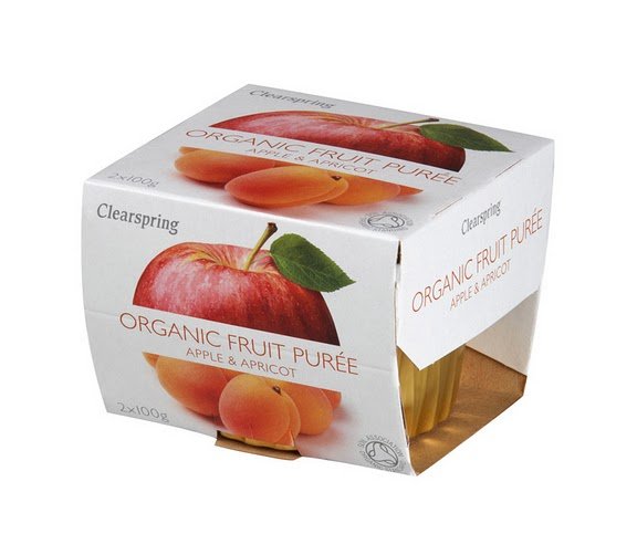 Clearspring Deser jabłko-morela BIO 200 g
