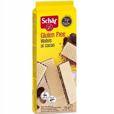 Schar Wafle z kremem kakaowym bezglutenowe 125g - 8008698001882