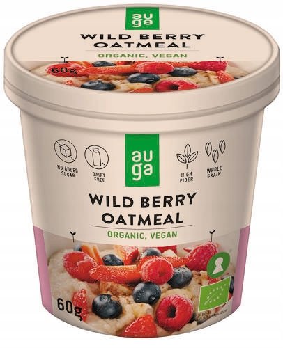Owsianka z owocami leśnymi pełnoziarnista BIO 60 g