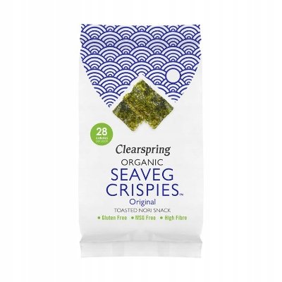 Chipsy z alg morskich nauralne Seaveg BEZGL. BIO 4 g