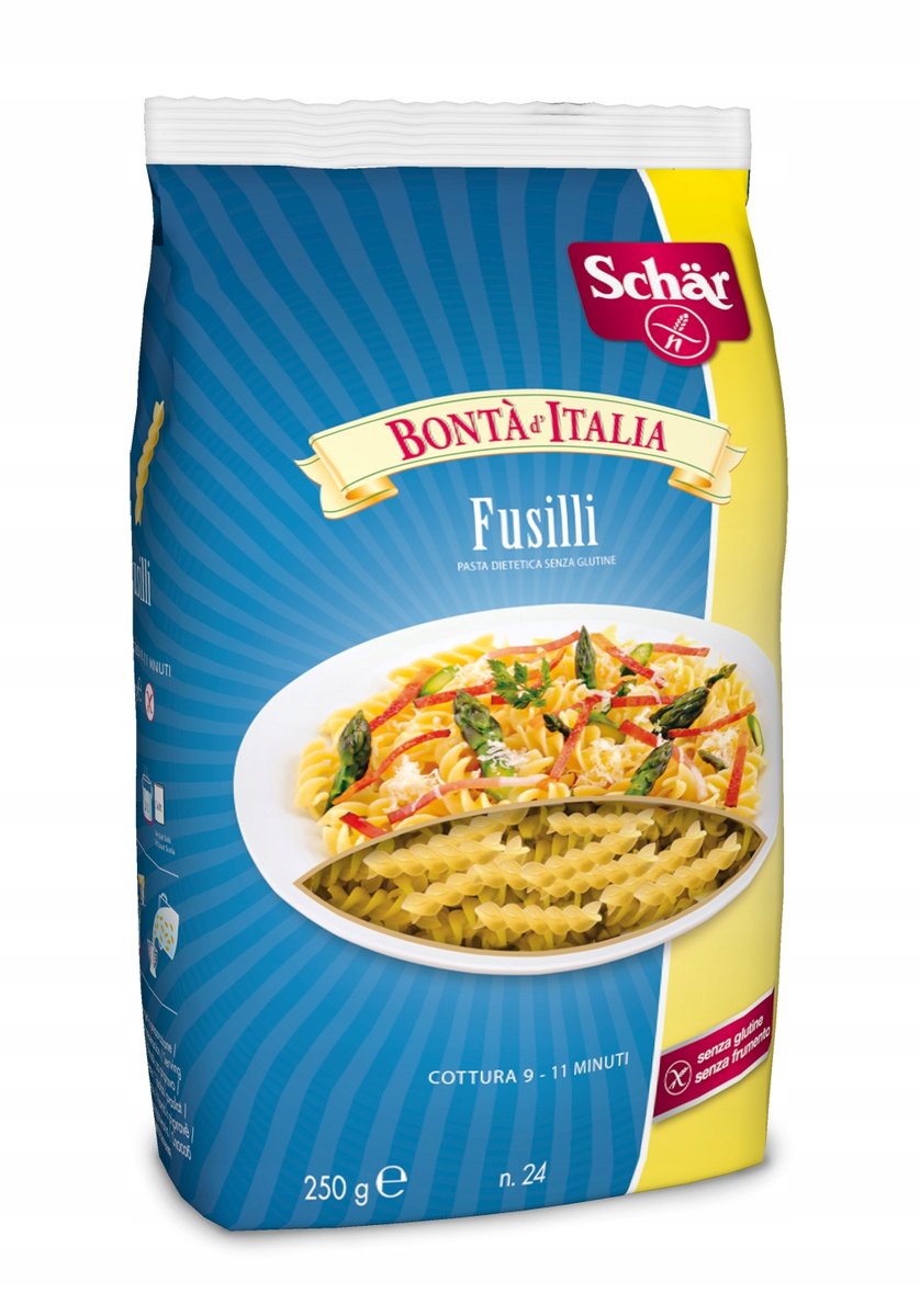 Schär Makaron bezglutenowy Fusilli świderki 250g Schar 9C01-3020C