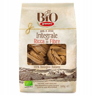 Makaron gniazda pełnoziarnisty BIO 500 g