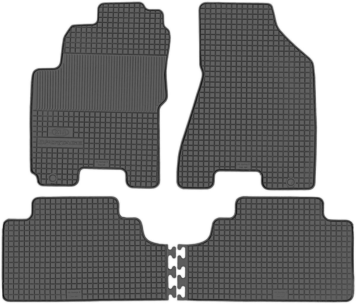 Dywaniki gumowe, Kia Sportage II SuV od 2004-2010r. 214374