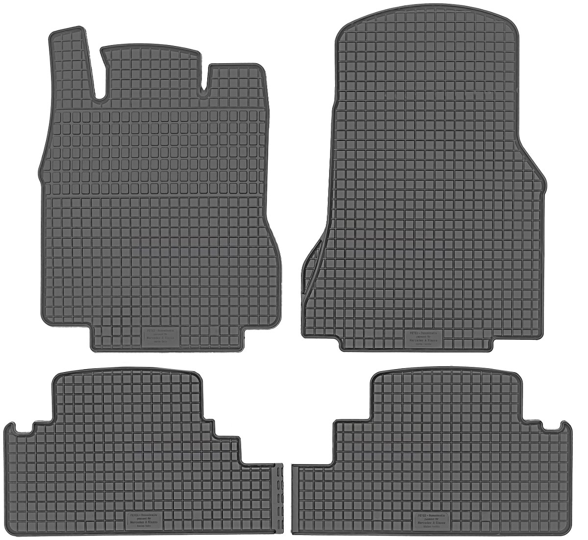 Dywaniki gumowe, Mercedes A-Klasa W168 hatchback od 1997-2004r. PeteX P45010