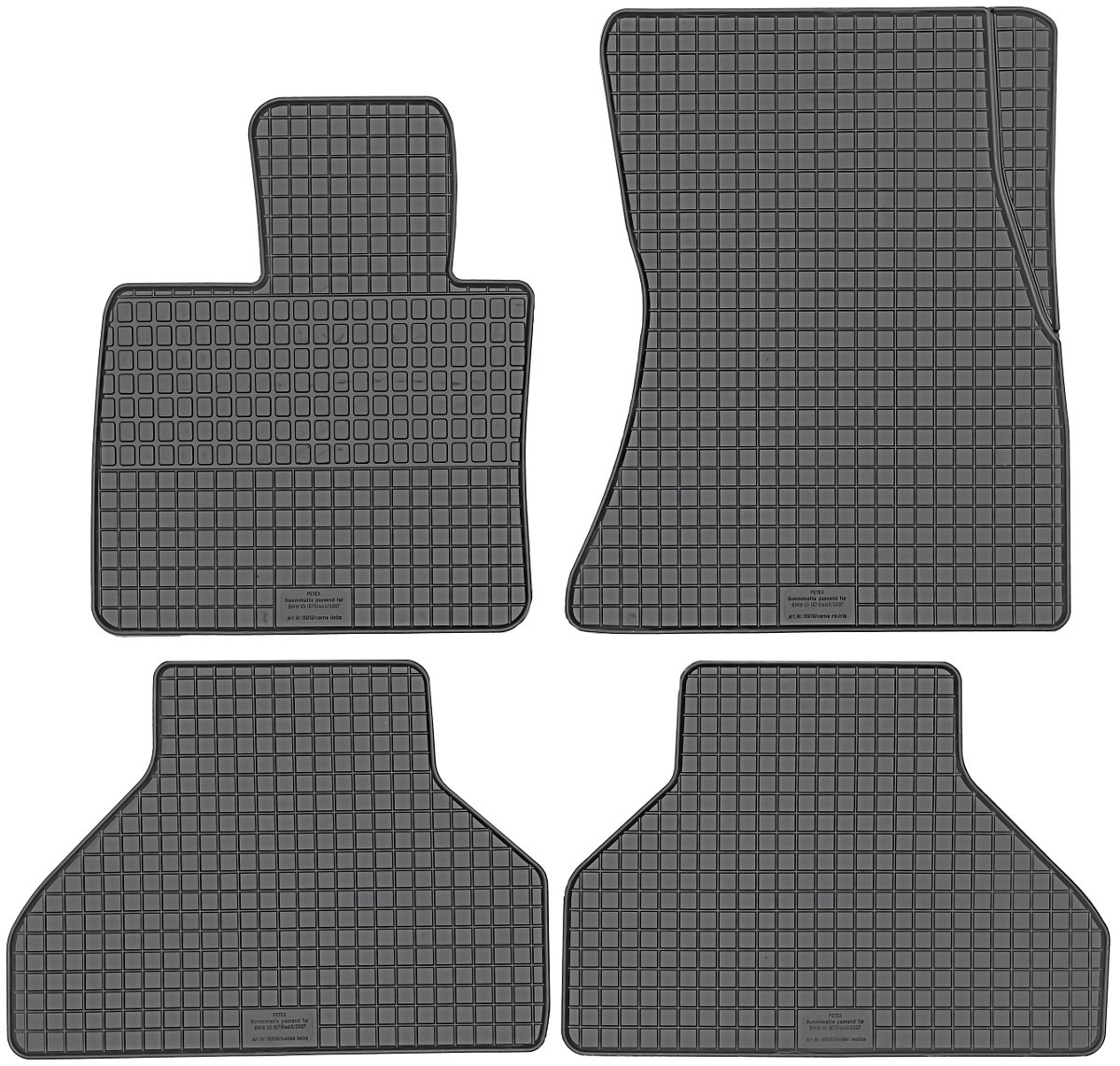 Dywaniki gumowe, Bmw X5 E70 SuV od 2007-2013r. PeteX P16910
