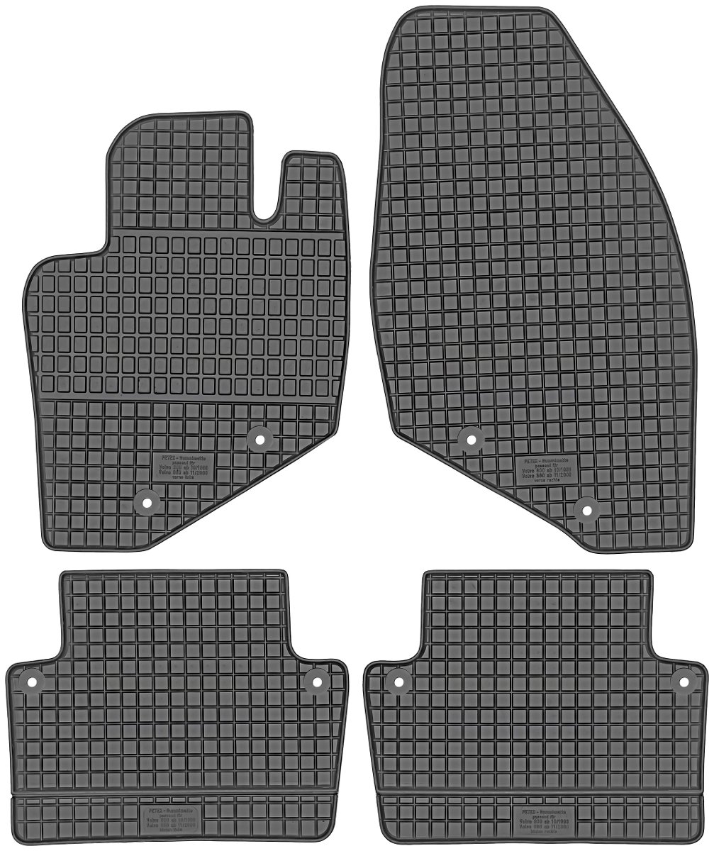 Petex Dywaniki samochodowe gumowe Volvo S80 1999r.-2007r. 26110