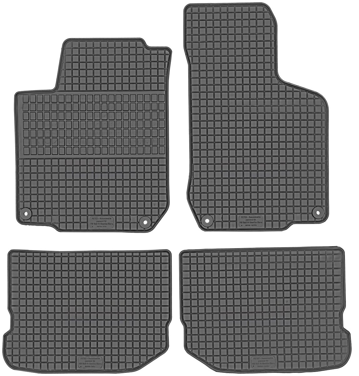 PETEX Petex 61010 guma Mats, zestaw 4 61010