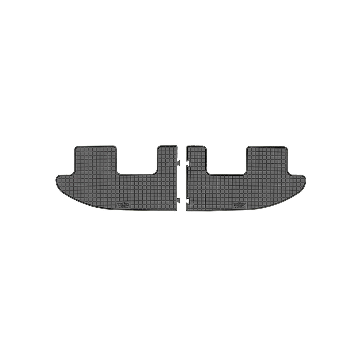 Dywaniki gumowe, Volkswagen Sharan II Van od 1995-2010r. PeteX P67410