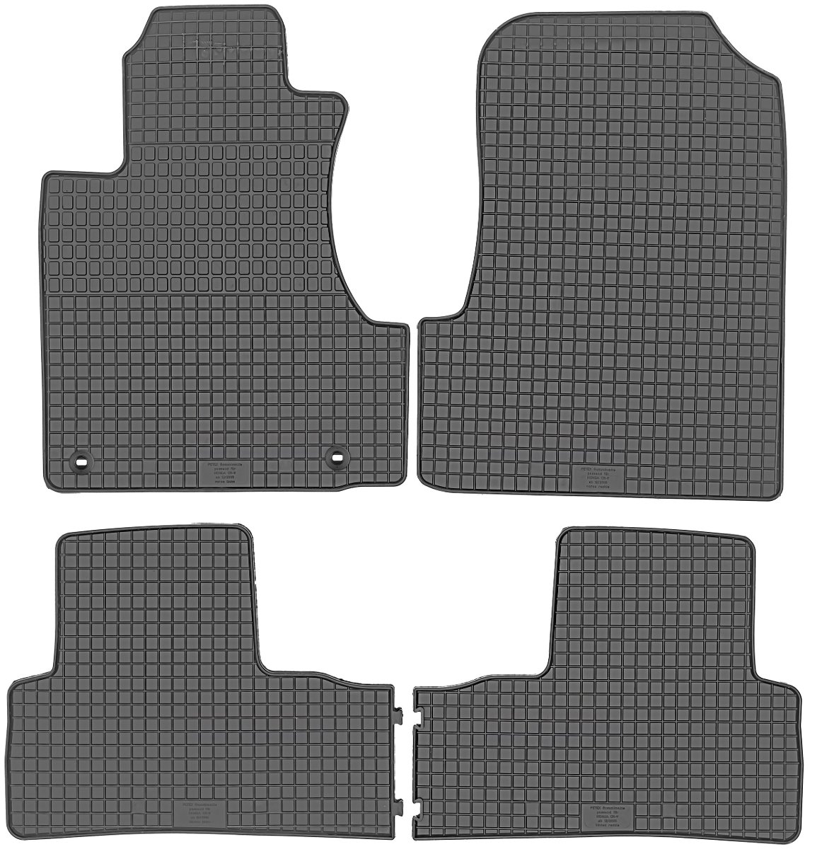 Dywaniki gumowe, Honda Cr-V III SuV od 2006-2012r. PeteX P99014