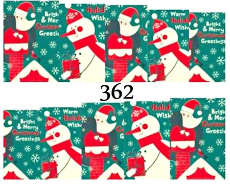 Naklejki wodne na paznokcie - nr 362