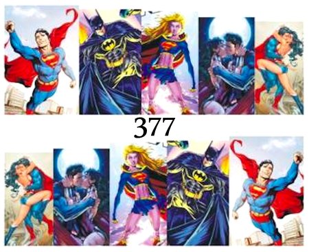 Naklejki wodne na paznokcie - nr 377