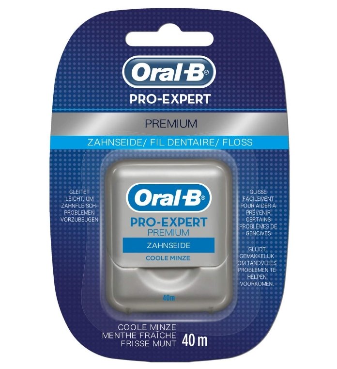 Oral-B PRO-Expert Premium jedwabny tratwa zębów, 40 m, 4er Pack (4 X 1 sztuki) 854493