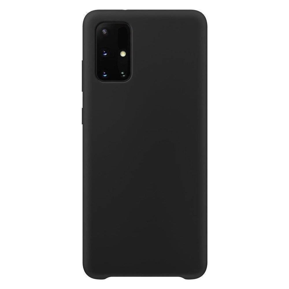 Samsung Silicone Case elastyczne silikonowe etui pokrowiec Galaxy A72 4G czarny