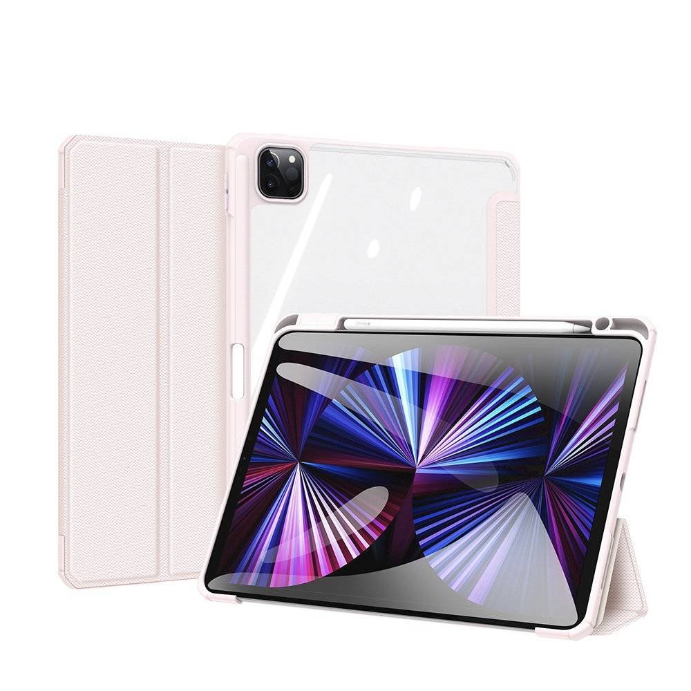 Apple Etui na tablet Dux Ducis Dux Ducis Toby pancerne etui z klapką Smart Case do iPad Air 2020 z uchwytem na Pencil różowy 6934913049556