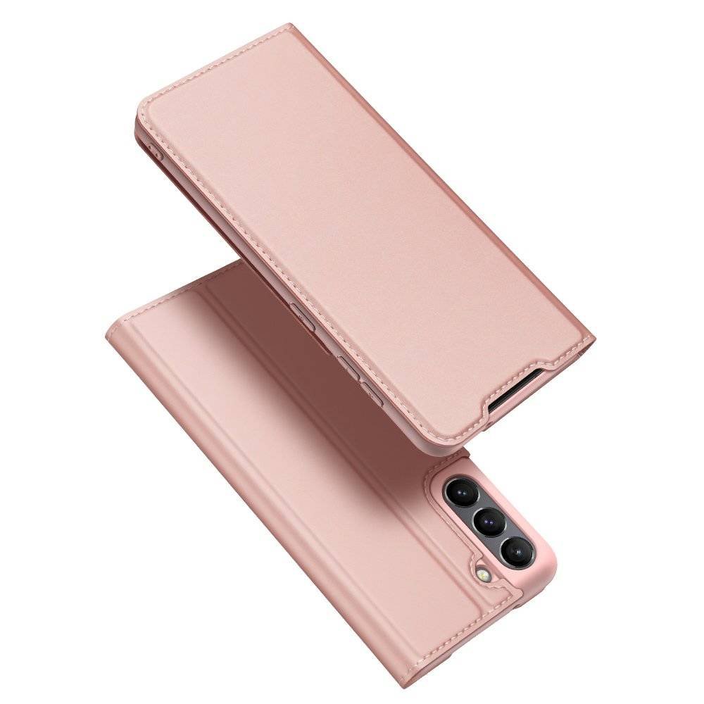 Dux Ducis ETUI Z KLAPKĄ Dux Ducis SKINPRO ROSE GOLD DO GALAXY S21 FE 3713