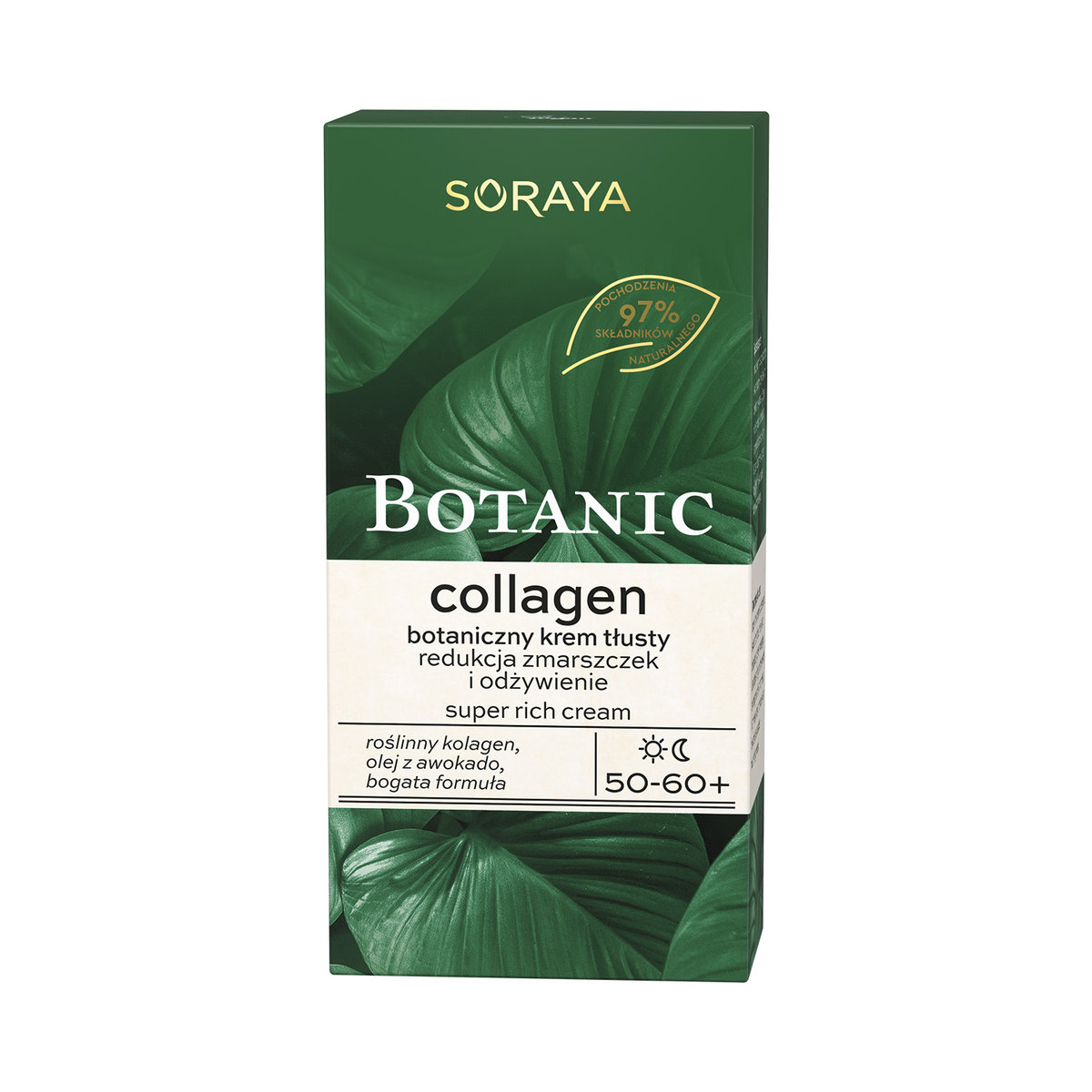 Soraya Soraya Botanic Collagen 50/60+ botaniczny krem tłusty 50 ml SORAYA 086293