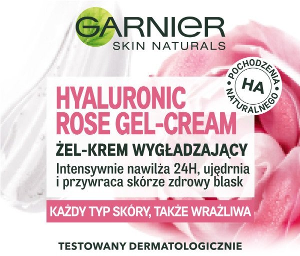 Garnier Hyaluronic Rose krem wygładzający 50ml