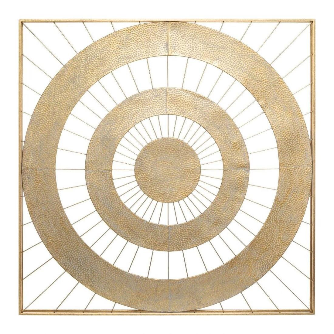 Dekoracja ścienna z metalu LOUISE 90 x 90 cm 173889