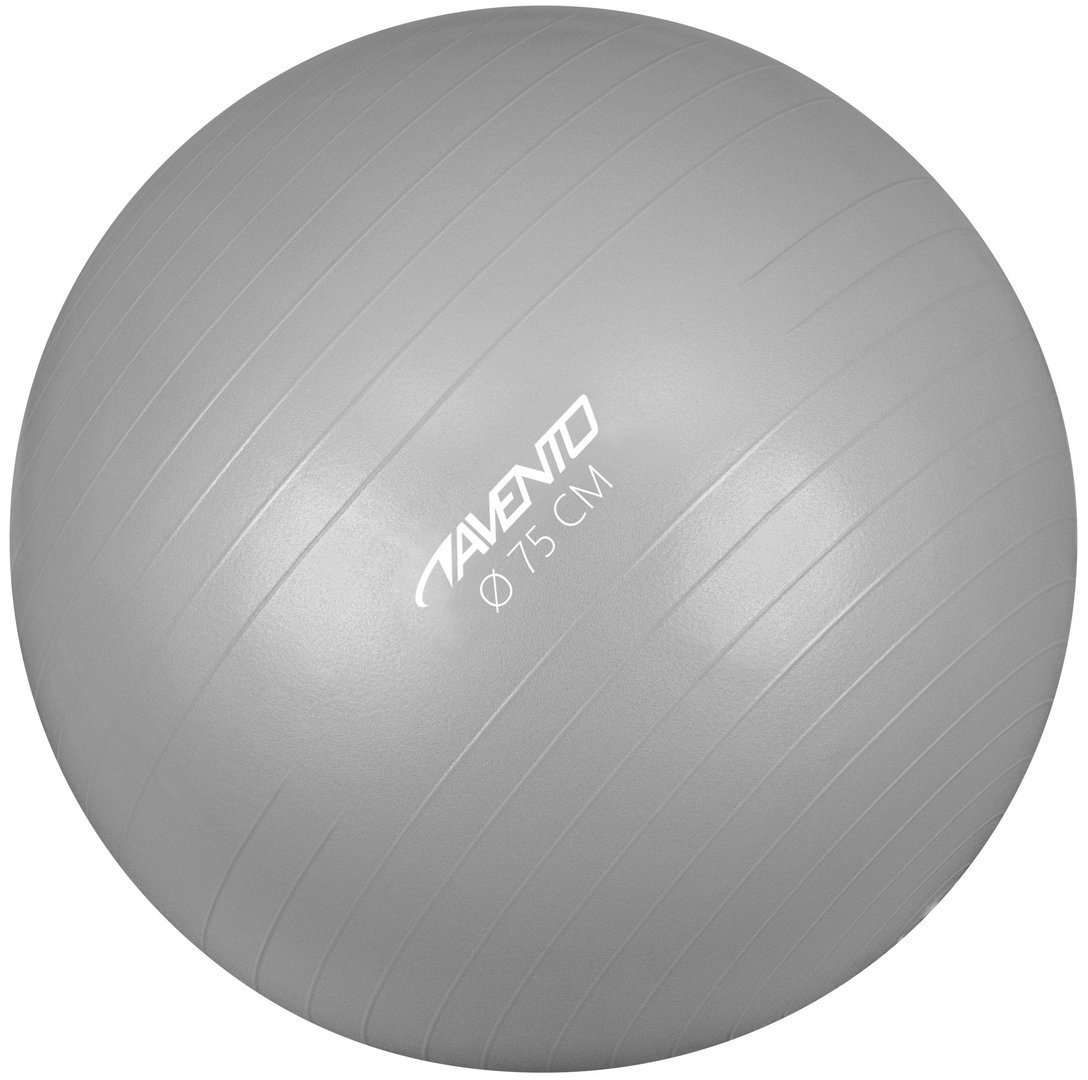 Avento Piłka gimnastyczna do ćwiczeń fitness Avento 75cm 42OC-SLV-75