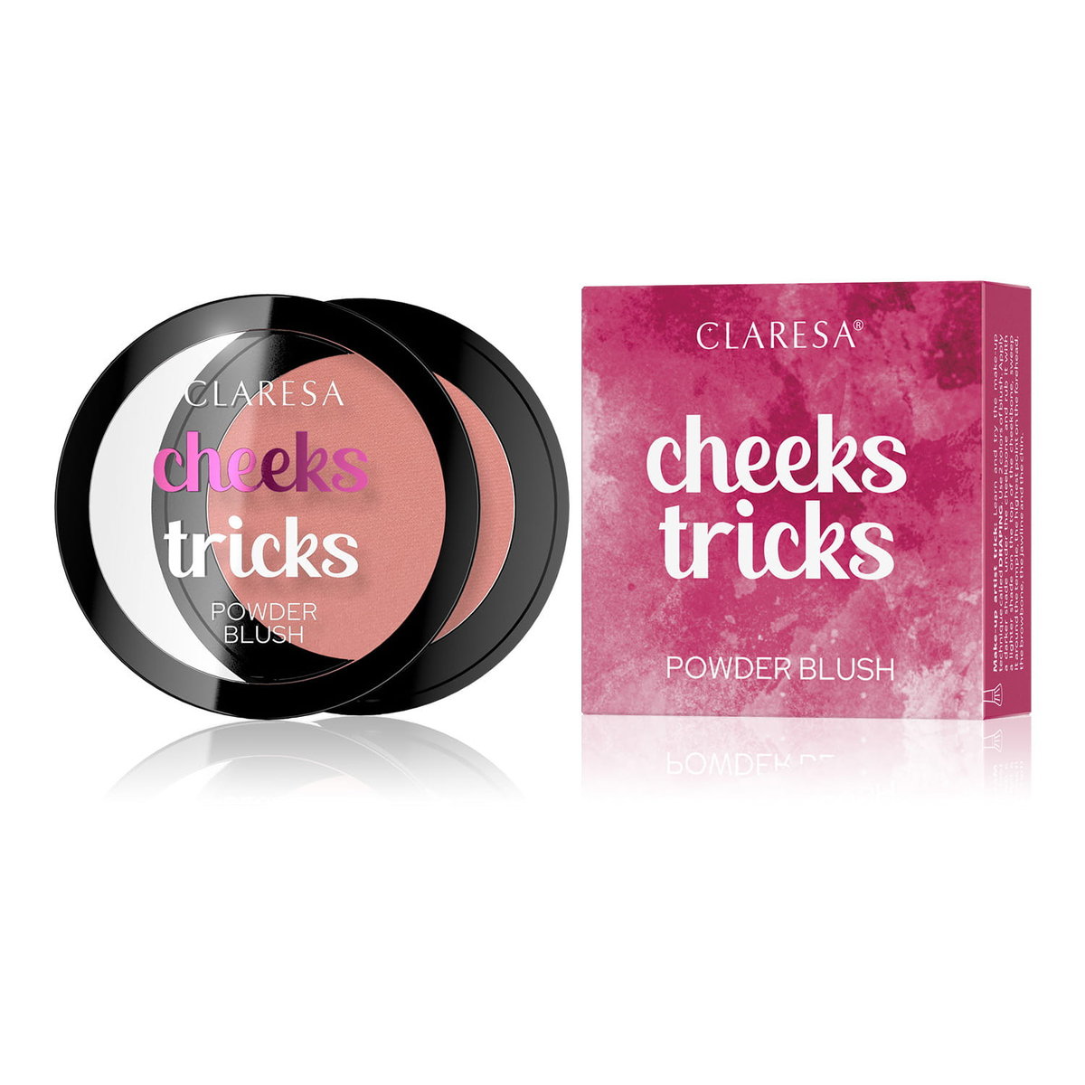 Claresa CLARESA CHEEKS TRICKS Prasowany róż do policzków 01 CHARM 4g 61135-uniw