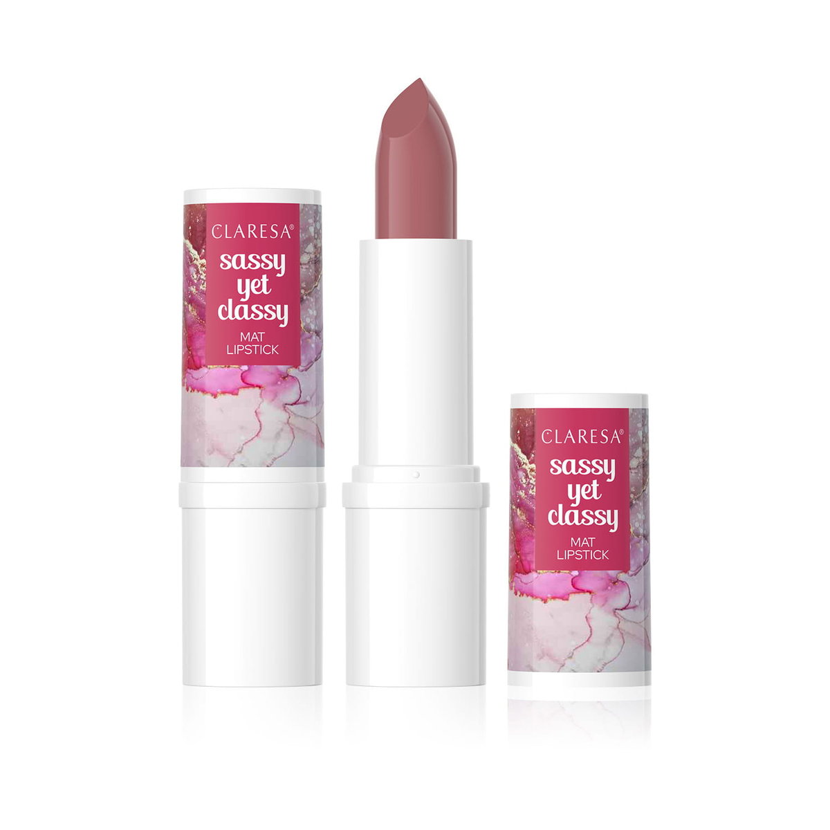 Claresa CLARESA SASSY YET CLASSY Matowa pomadka do ust w sztyfcie 13 SAUCY 4,8g 61164-uniw