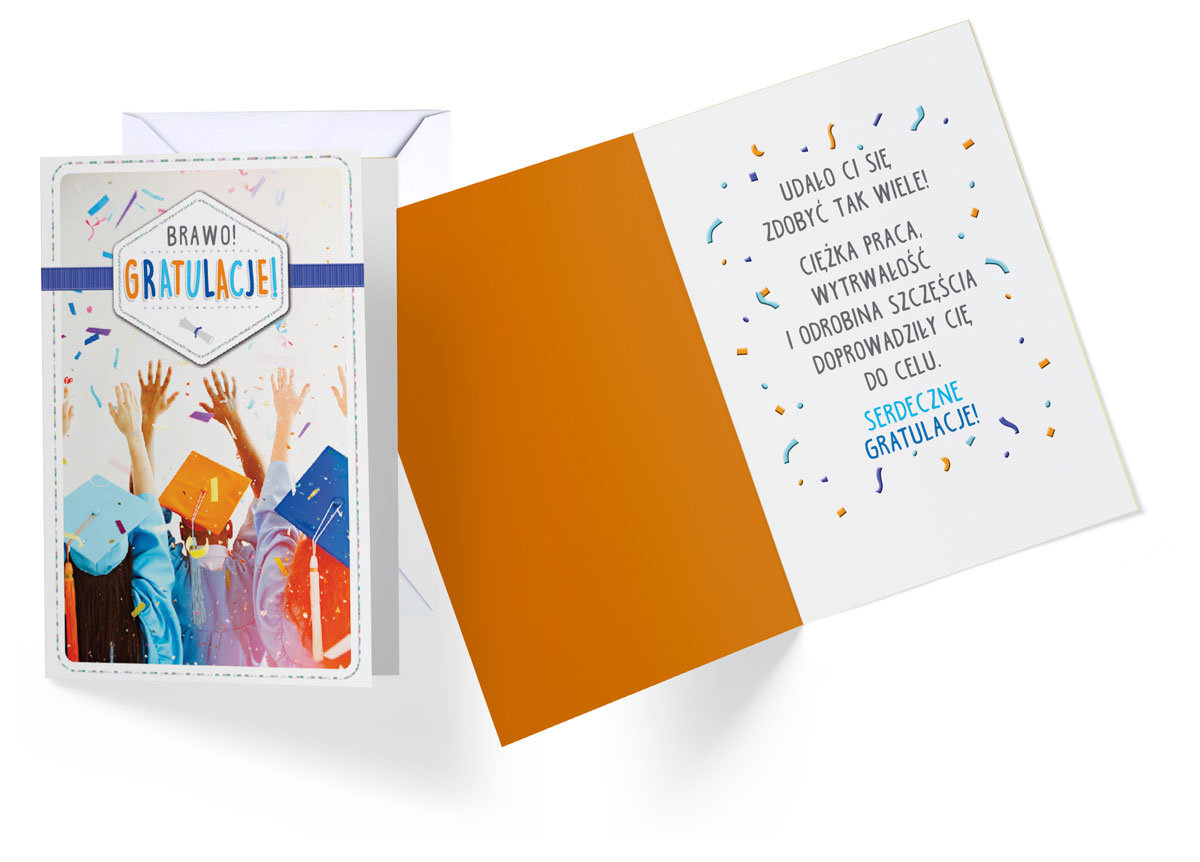 PASSION CARDS Karnet Brawo gratulacje PP-2092