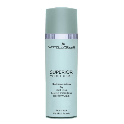 Chantarelle Boost Krem na dzień SPF50 UVA/UVB/IR/HEV z niacynamidem i kwasem GABA, 50ml CD1475