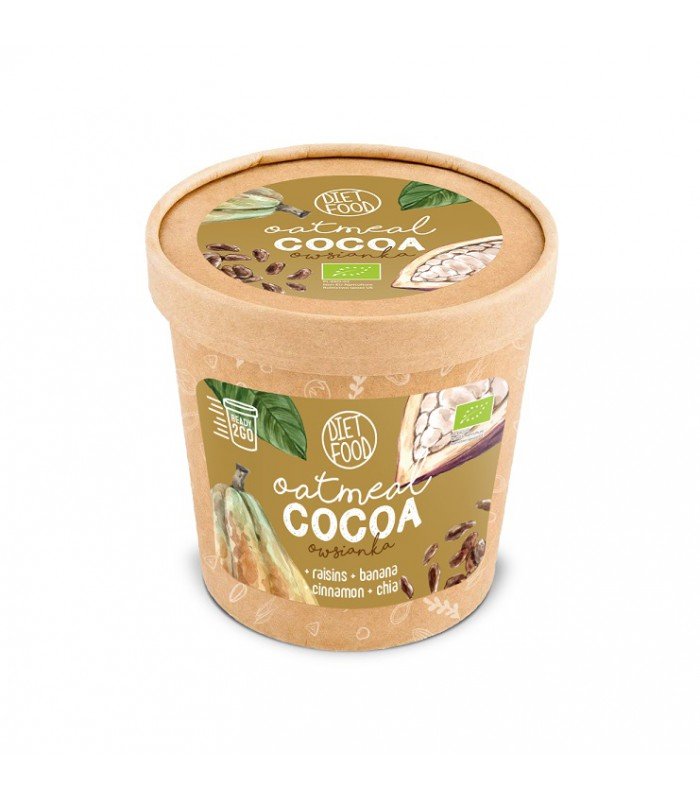Diet-Food BIO OWSIANKA COCOA READY 2 GO - KUBEK 70 g