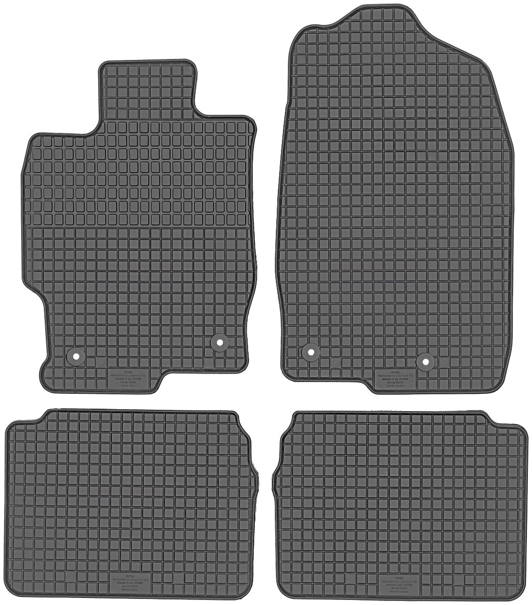 Dywaniki gumowe, Mazda 6 II Sedan / Kombi od 2008-2013r. PeteX P92214