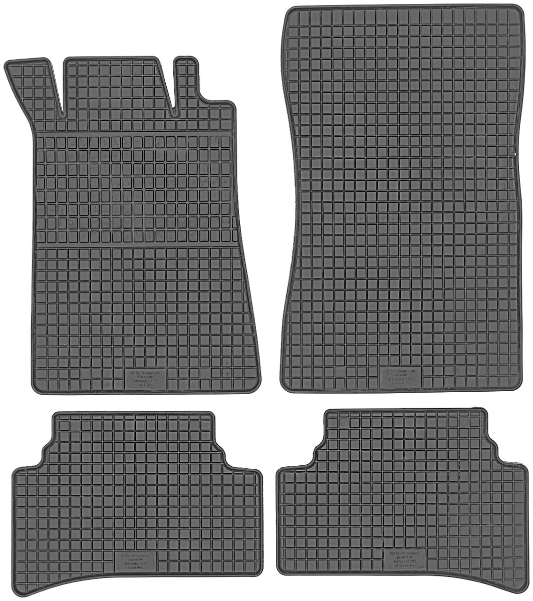 Dywaniki gumowe, Mercedes C-Klasa W202 Sedan / Kombi od 1993-2000r. PeteX P42010