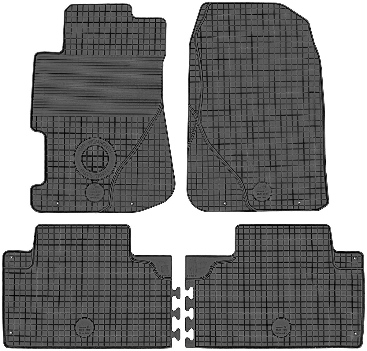 Dywaniki gumowe, Honda CIVIc VII hatchback / Sedan od 2001-2005r. 212413