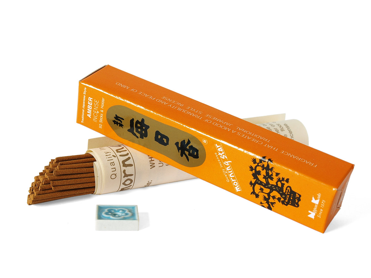 Nippon Kodo Japońskie kadzidełka MS AMBER - Bogaty zapach ambry