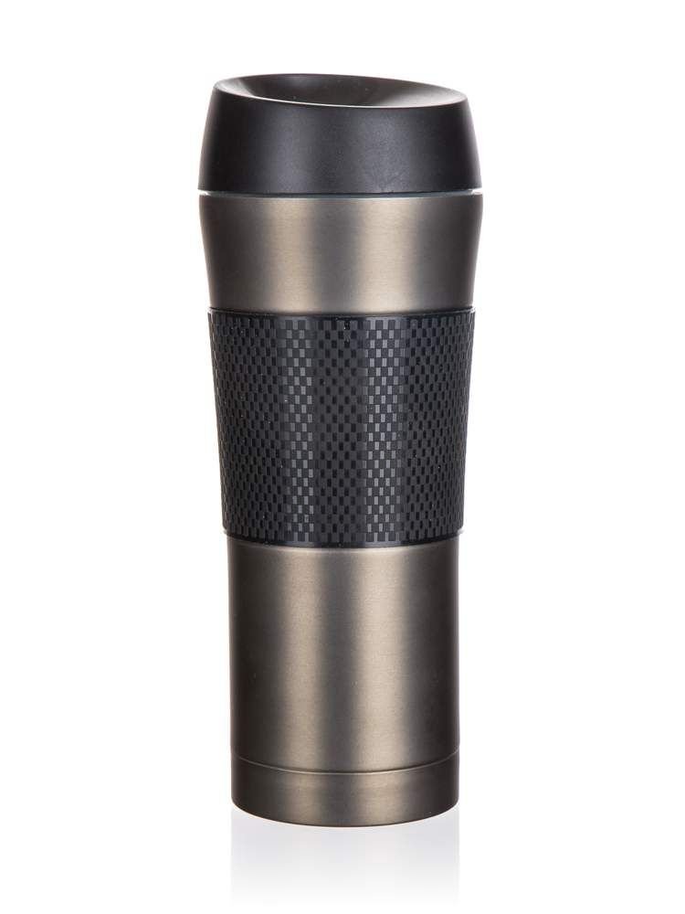 Kubek podróżny AKCENT 420ml antracyt