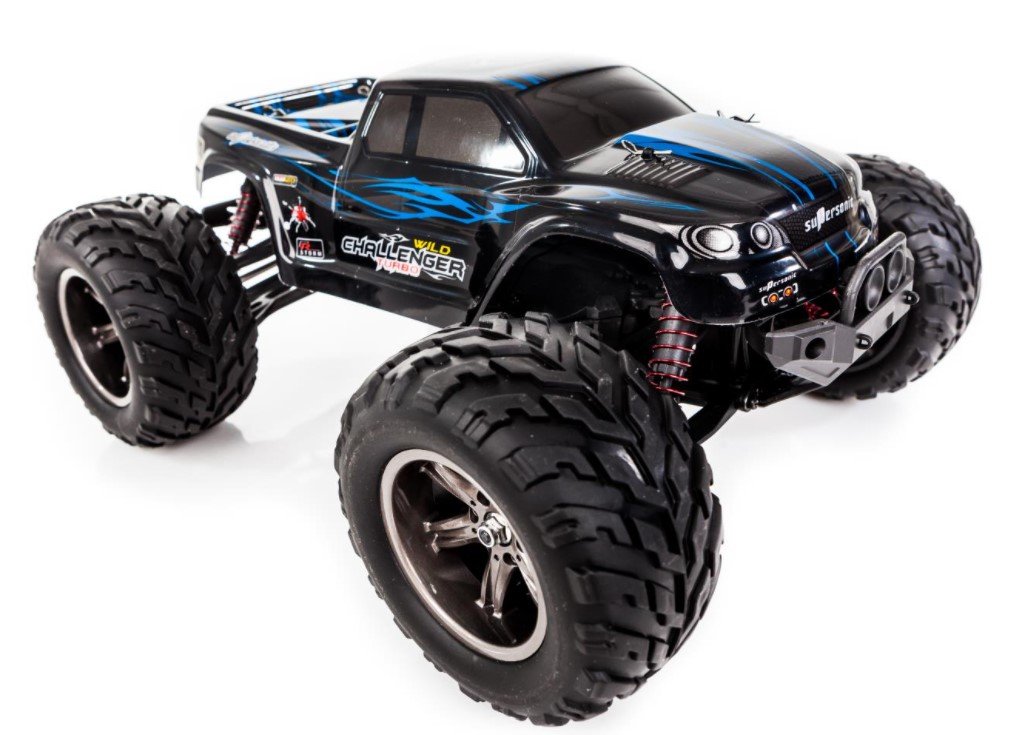 Zdjęcia - Samochód zdalnie sterowany  MONSTER TRUCK 1:12 2,4GHz X9115 niebieski