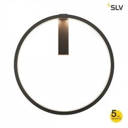 SLV One kinkiet LED, DALI, czarny, 60 cm