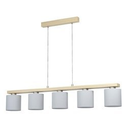 Eglo Castralvo 98591 lampa wisząca zwis oprawa 5x28W E27 brąz/biala/satyna Castralvo 98591 lampa wisząca zwis oprawa 5x28W E27 brąz/biala/satyna
