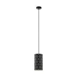 Eglo Ramon 98352 lampa wisząca zwis oprawa 1x40W E27 czarna/biała