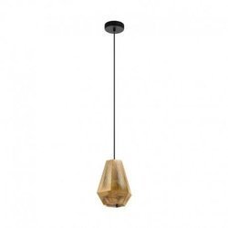 Eglo 43226 - Żyrandol na lince CHIAVICA 1xE27/28W/230V śr. 20 cm złoty
