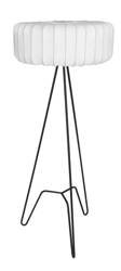 Maxlight lampa podłogowa Tripod E27 czarna/biała 140cm F0053