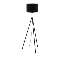 Eglo Scigliati 98391 lampa podłogowa oprawa stojaca 1x60W E27 czarna/złota