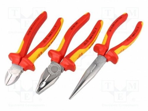 Knipex Zestaw narzędzi szczypce kombinerki 1kV