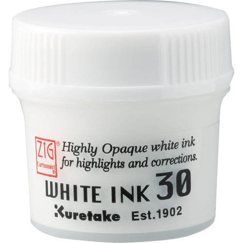 Tusz ZIG Cartoonist White Ink 30 g- biały