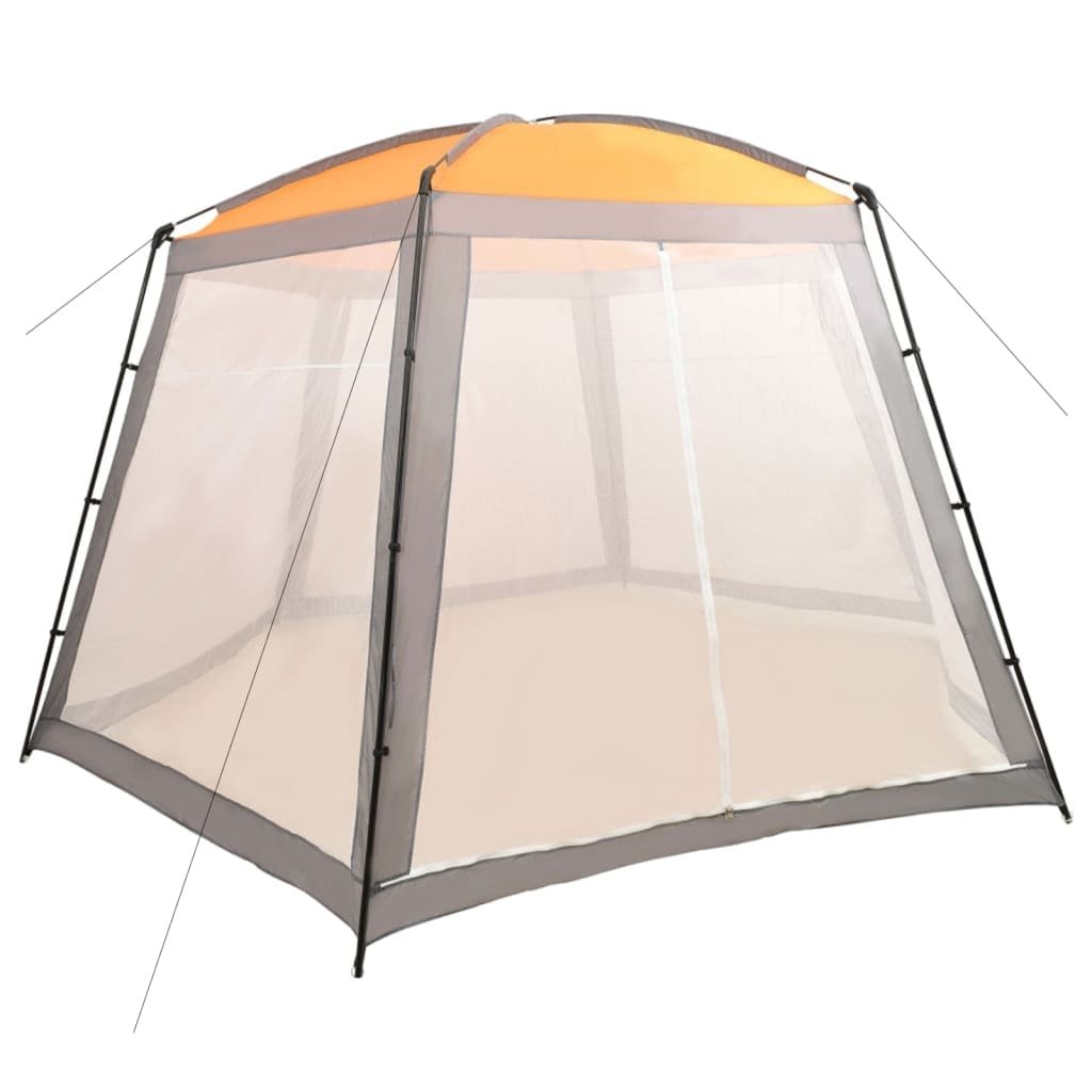 vidaXL Lumarko Namiot do basenów, tkanina, 500x433x250, szary! 93045