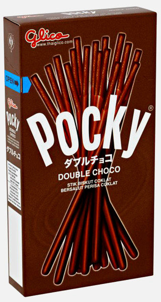 Glico Słodkie Paluszki Pocky Double chocolate 39g